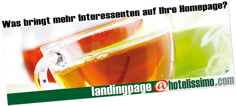 beispiele für Hotel landingpages